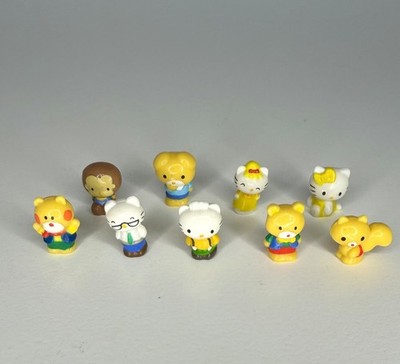 Hello Kitty Sanrio Squinkies Lot Of 9 Monkey Bear Father Squirrel