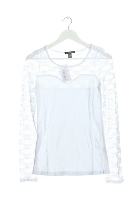 BOZZOLO Longsleeve Damen Gr. DE 40 weiß Casual-Look
