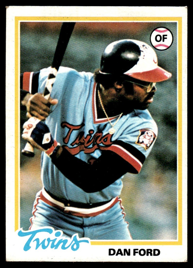 1978 Topps Dan Ford Minnesota Twins #275