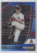 2020 Panini Prizm Draft Picks Blue & Carolina Hyper RJ Dabovich #PDP114 06on