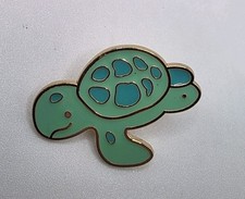 Sea Turtle Pin Green Teal Sea Life Pin