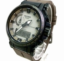 Casio Pro Trek Outdoor Climber Solar Watch - Brown (PRW-61LD-5JF) From Japan