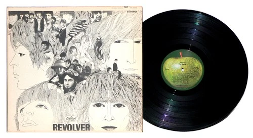 The BEATLES - Revolver LP 1971 Apple Vinyl "Tomorrow Never Know"  VG+ !