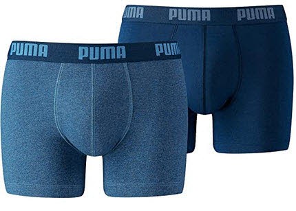 Puma BASIC BOXER 2er Pack Herren Short Blau 5390₽