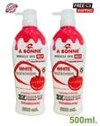 2x A Bonne Miracle Spa Milk UV Whitening Lotion with Tomato Extract 500ml
