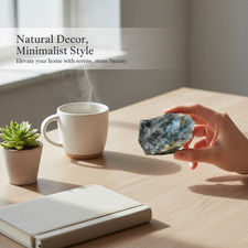 Rough Stone Natural Labradorite | Aroma Diffuser & Modern Decor - for Spa