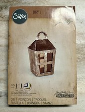 TIM HOLTZ Sizzix BIGZ L  LANTERN BOX  Die 661818 ALTERATIONS Mixed Media