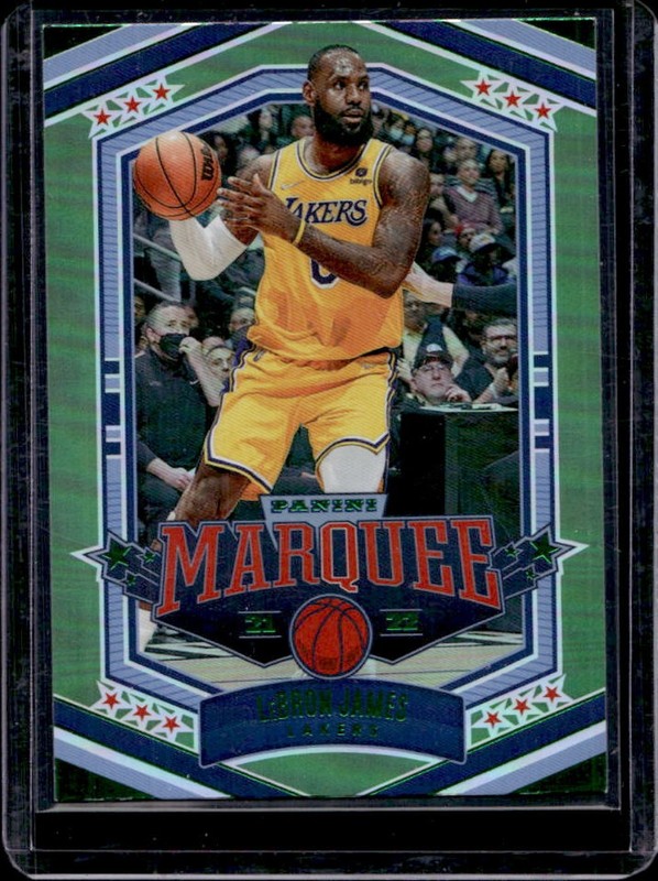 2021-22 Chronicles LeBron James Green #364 Lakers