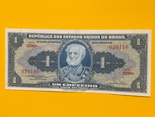 BANKNOTE BRAZIL 1954 1 CRUZEIRO FREE SHIPPING