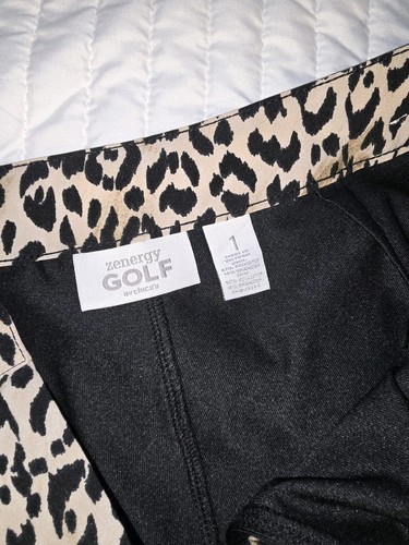 Chicos Zenergy Womens Tennis or Golf Skort Animal Print Size 2 = Large - 第 6/12 張圖片