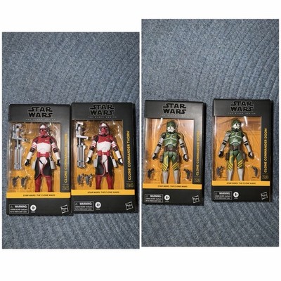 Star Wars The Black Series Clone Commander Doom #23 Commander Thorn #24 Set New