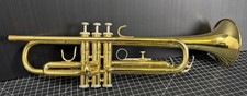 Jean Baptiste Bb Trumpet Lacquer Engraved Bell SN 0305227 W/ Mouthpiece & Case