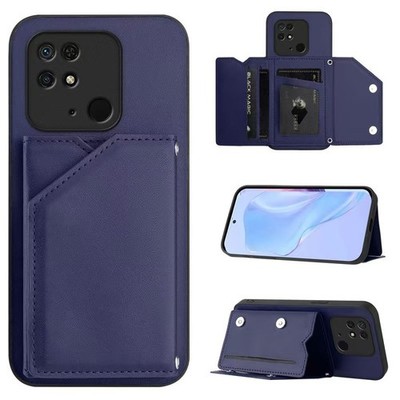For Redmi Note 14 Pro+ Xiaomi Poco F7 Leather Wallet Card Shockproof Phone Case