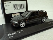 Minichamps Honda CR-X Coupe 1989 EDM black (not JDM) 1:43 scale model car