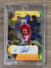 (1/1!) Carnell Tate Leaf Eclectic Pure AUTO #PBA-CT1 Ohio State NFL DRAFT Rookie