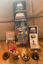 HeroClix Booster Pack - Marvel - Supernova - 4 Miniatur Figuren - Unbespielt