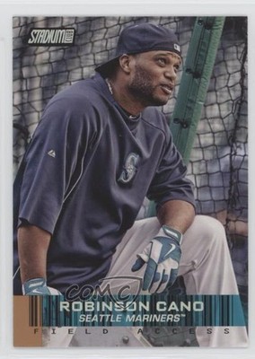 2014 Topps Stadium Club Field Access Rainbow Foil 58/99 Robinson Cano #FA-25 8ra
