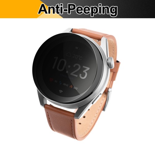 3pcs Watch Screen Protector 40mm Tempered Glass Anti-Spy Protection, Gray - Zdjęcie 4 z 7