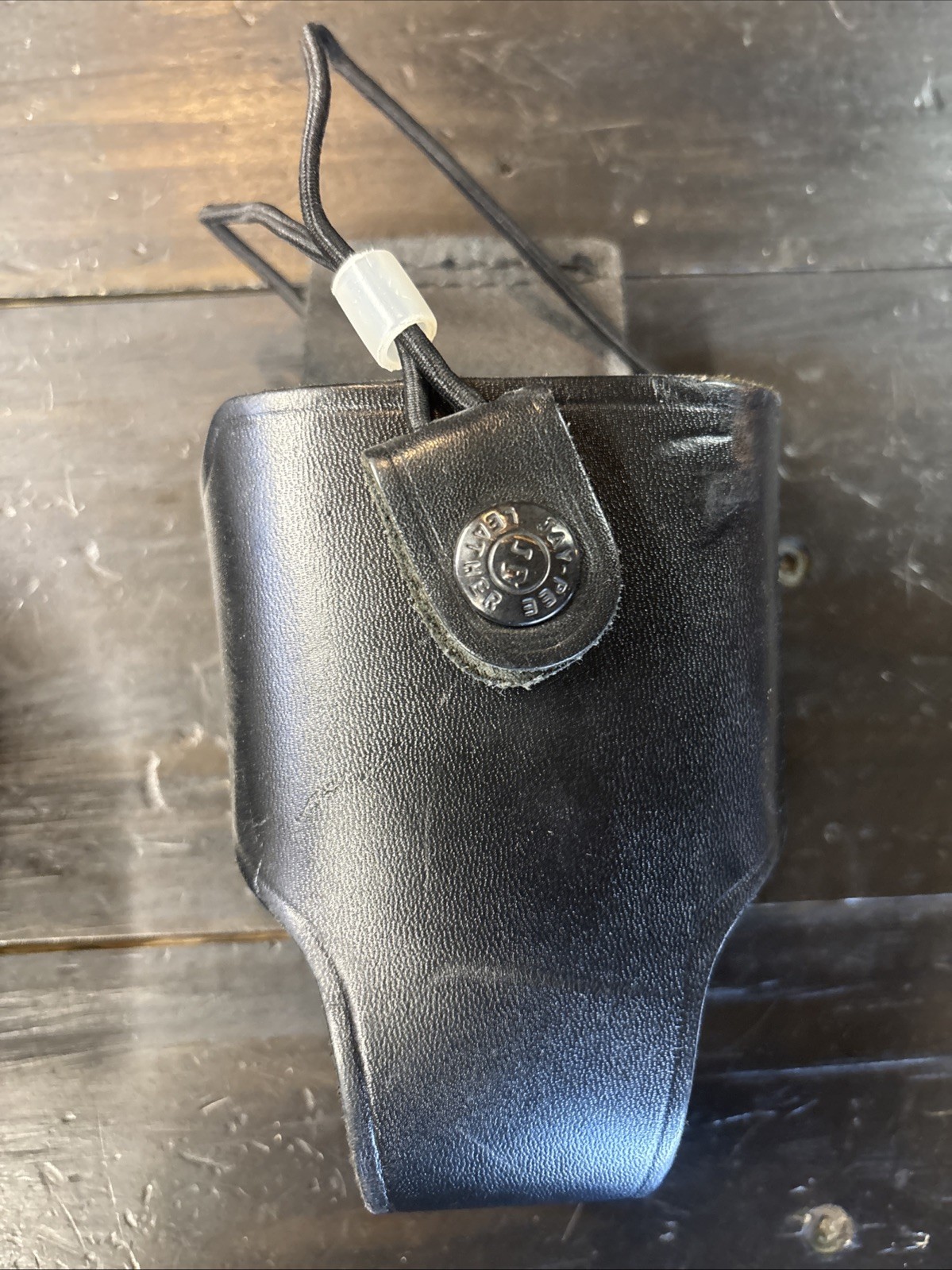 Jay-Pee Leather Police Duty Belt w/ Accessories Brass Hardware Size 40