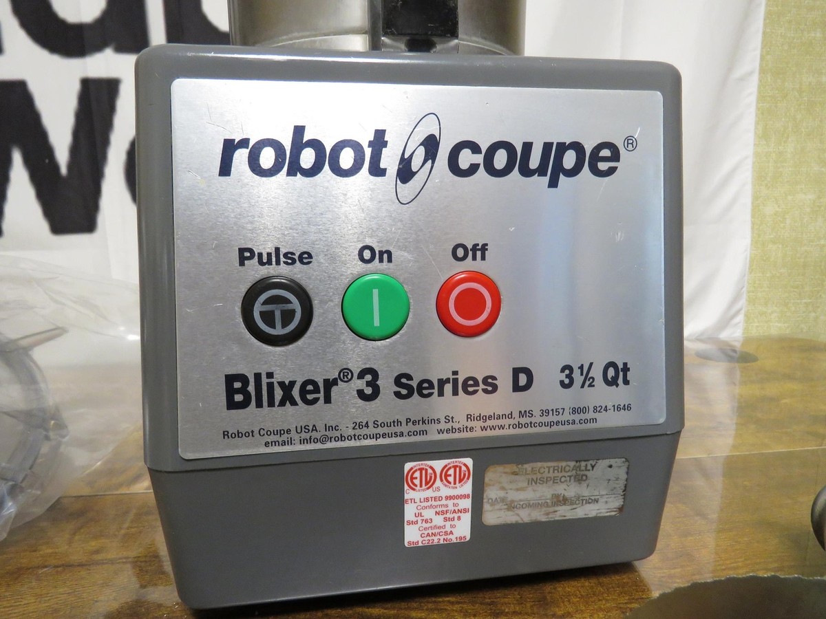 Robot Coupe BLIXER 3 Series D 3.5 QUART High Speed Food Processor Robot Coupe BLIXER 3 Series D 3.5 QUART High Speed Food Processor