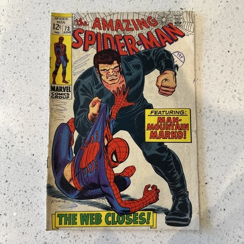 Comic - Amazing Spider-Man 73 Marvel 1st Mountain Man 1969