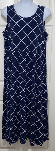 Jupe Navy à étages Modamix - Taille 22W Plus - NWOT (neuve Sans étiquette), Qualité Et Sans Défaut