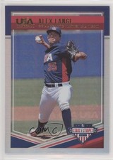 2018 USA Baseball Stars & Stripes Longevity Gold Team Logo 16/25 Alex Lange 1j6