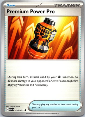 #ad Premium Power Pro 124 132 Uncommon Mega Evolution NM $1.99