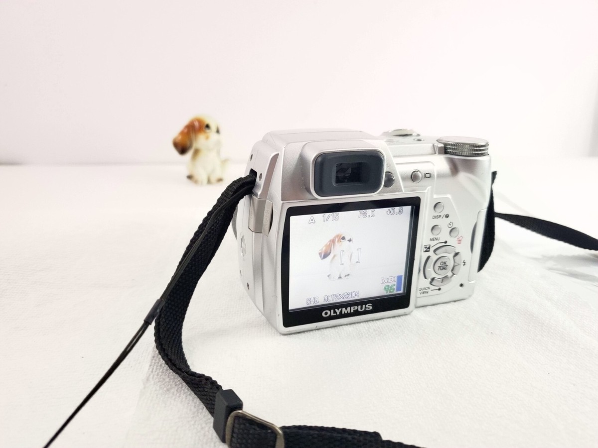 Olympus SP-510 UZ 7.1MP Digital Camera w/ SD Card - Silver