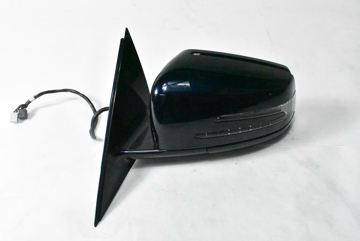 2010-2013 Mercedes S400 Front Left Side Mirror Door View Blue 