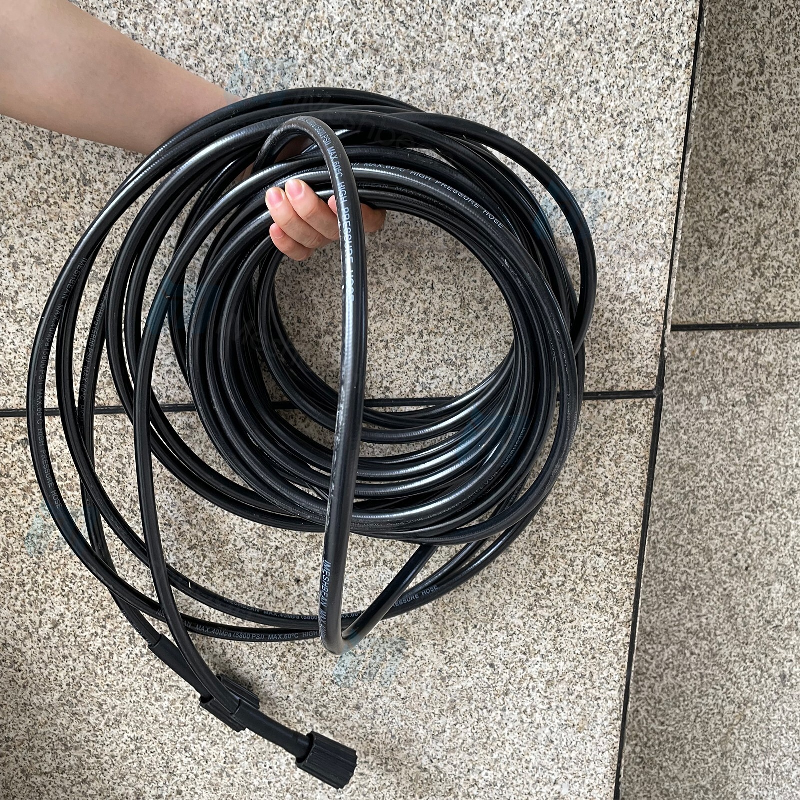 High Pressure Washer Hose 8m/25ft 5800PSI M22-14mm Power Washer Extension Tube