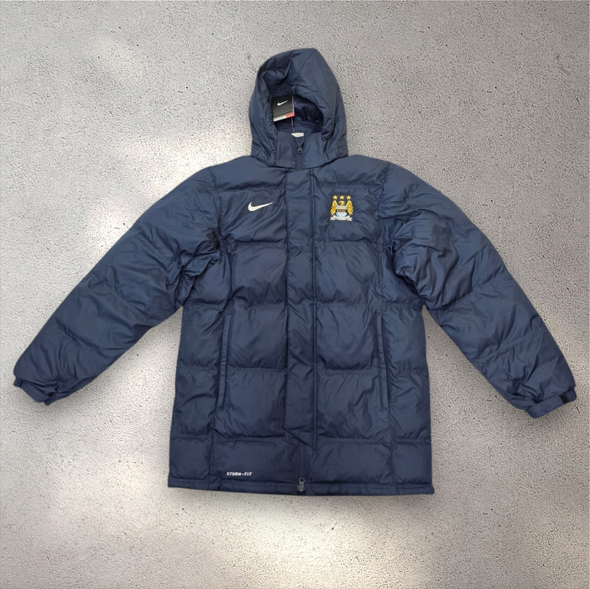 Nike Storm-Fit Manchester City Down Fill Puffer Long Jacket Parka