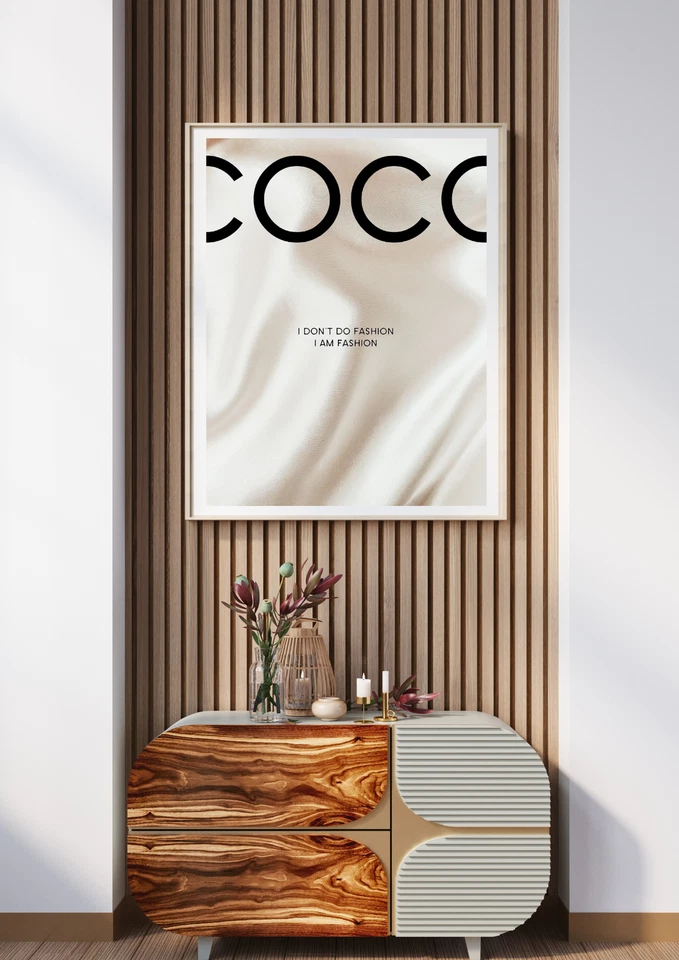 Conjunto de 3 citações de moda designer presente para casa parede arte divertida pôster impressão imagem A4 - Imagem 2 de 4