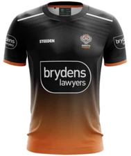 Wests Tigers Training Tee Shirt Sizes 3XL & 4XL Available NRL Steeden 22