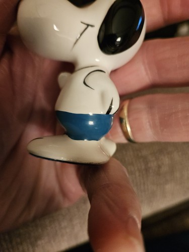 Vtg Peanuts Snoopy 1976 Olympic Olympian Athlete Ceramic Christmas Ornament Mint - Picture 3 of 7