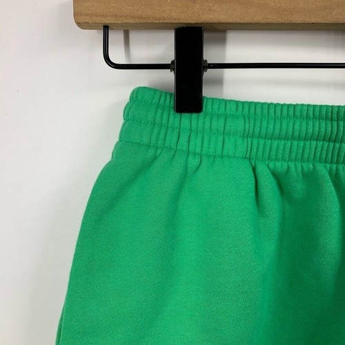 PANGAIA Girl's Green 365 Shorts Organic Cotton French Terry Shorts Size 9/10 - Picture 4 of 13