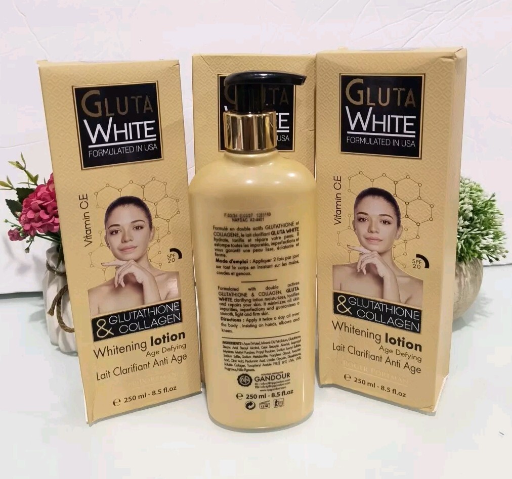 cara guna l-glutathione moist whitening lotion Glupa Glutathione 24K Gold MamaTega Gluta White Age Defying Glutathione