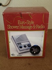 New Pollenex Splash Dance SR7 AM/FM Shower Radio  Head Water Resistant Vintage