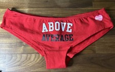 Victoria Secret VTG Cotton Panties Med NWT Above Average Hipster PINK Ruched