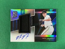 2020 Panini Spectra Prospect Jersey Autographs #13 Nick Neidert 035/199 Marlins