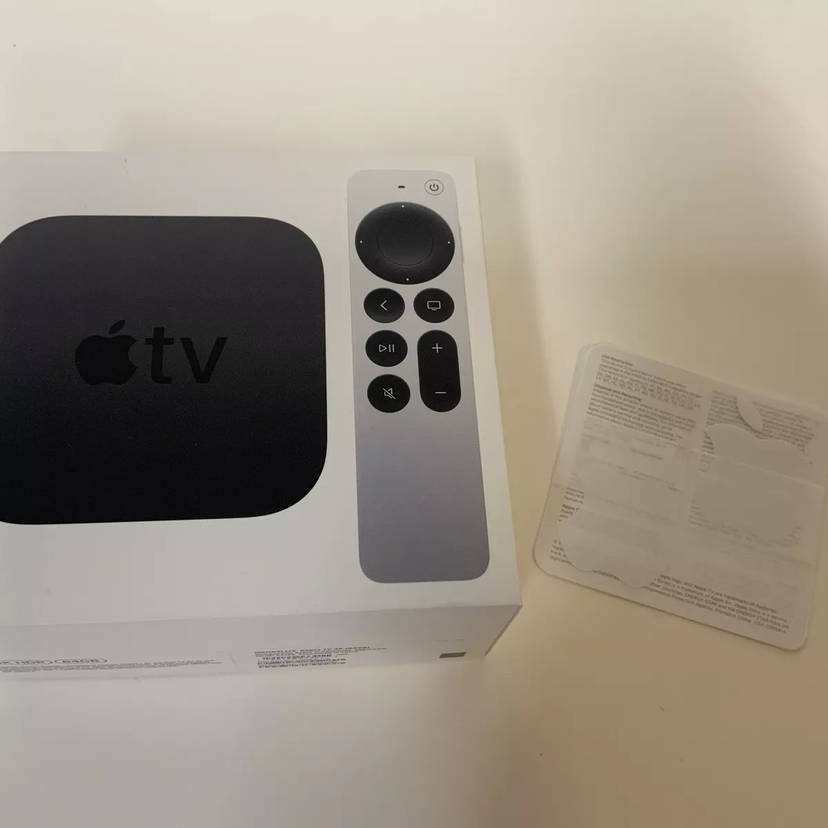 Streng Scully Stille Apple TV 5th Gen 4K HDR 64GB Black EMPTY BOX ONLY with Apple Stickers! |  eBay