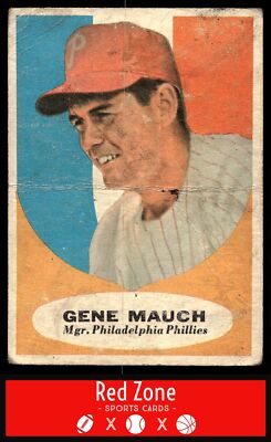 1961 Topps - #219 Gene Mauch (Poor)