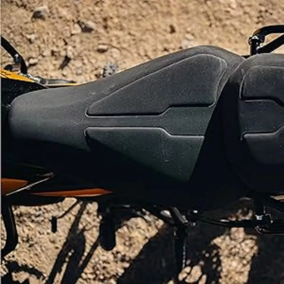 "BLACK ADVENTURE RIDER SEAT" FIT FOR ROYAL ENFIELD NEW HIMALAYAN 450. - Image 3 of 3