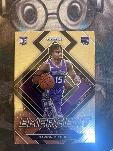2021-22 Panini Prizm #25 Davion Mitchell Emergent
