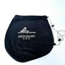 International Riding Helmet Horse Equestrian Travel Black Carrybag - M923.1
