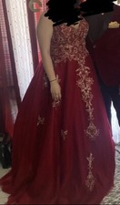burgundy ball gown/quince Dress