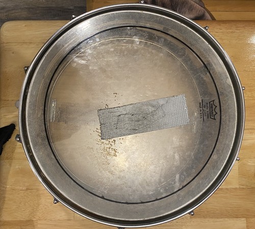 Vintage Early ‘60s Pre-Serial Chrome Over BRASS Super Ludwig No. 400 5”x14” - Picture 8 of 10