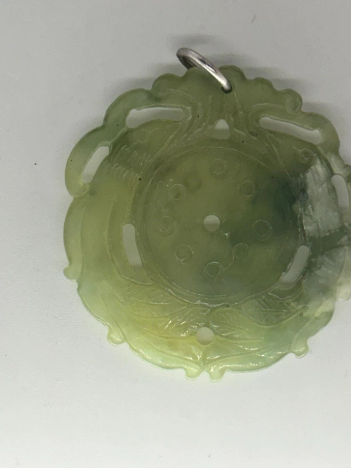 Collana In Argento 925 Giada Verde - Immagine 3 di 4