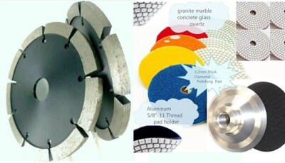 5'' Diamond Tuck Point Blade 22 granite stone concrete masonry cement polish pad