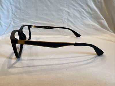 Ray Ban RB7056 5644 55[]17-145 Black And Gold Eyeglasses Frames | eBay